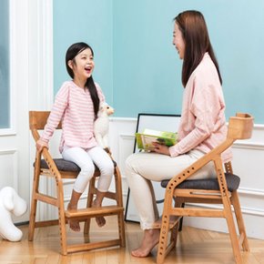 스텝판 높이조절의자 어린이식탁의자 유아의자 이케아 원목의자 키즈의자