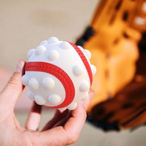 핫한 3D 야구 테니스 볼 입체 공 푸쉬팝 버블 팝잇 무한 뽁뽁이 말랑이 집콕놀이 스트레스해소-파라폭스