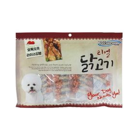 애견간식 애완견간식 닭고기 오독오독 라이스덤벨 반려동물 영양 간식 300g X ( 2매입 )