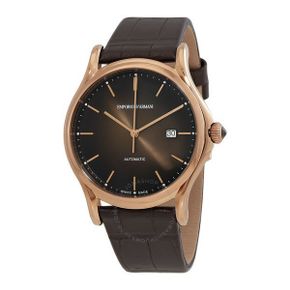 4176366 Emporio Armani Automatic Swiss Made Brown Dial Mens Watch 71741874