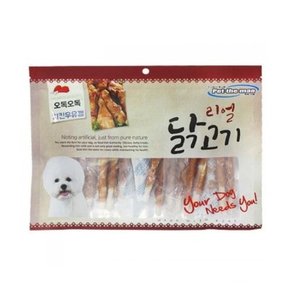 닭고기(오독오독 치킨우유껌) 300gX5봉 강아지육포 애