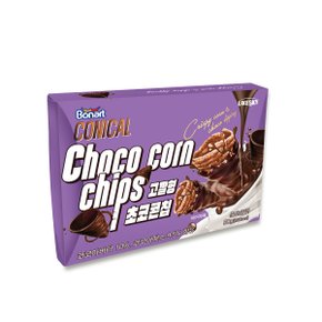 [고깔형 초코콘칩50gx12개] 고소하고 달콤한 크런치 초코콘칩