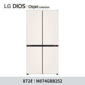 (m)디오스 오브제컬렉션 더블매직스페이스 냉장고 872L M874GBB252