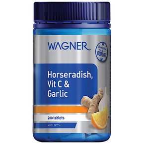 와그너 홀스래디쉬 비타민씨 갈릭 Horseradish Vitamin Garlic 200정