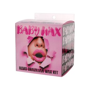 babywax 아기 왁스 단단한 브라질 왁스 키트 1 세트 목덜미 목덜미 탈모