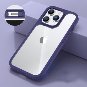 아이폰 14 pro max 프로 맥스 플러스 충전보호캡 슬라이드 커버 쉴드 튼튼한 컬러 프레임 범퍼 투명 케이스