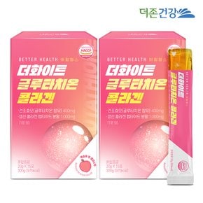 배럴헬스 더화이트 글루타치온 콜라겐 젤리 스틱 복숭아맛 15포 2박스
