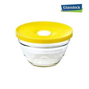 글라스락 쿠킹볼 밀폐용기 전자레인지 냉동밥보관용기 330ml 옐로우
