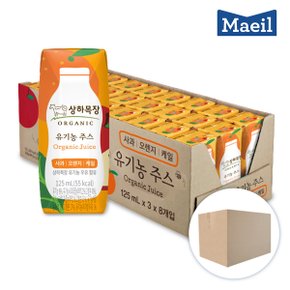 [매일유업] 상하목장 유기농 주스 사과오렌지케일 주스 125ml 24팩