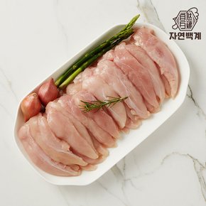 [정기배송가능]자연백계 국내산 냉장 닭안심1kg x 3팩