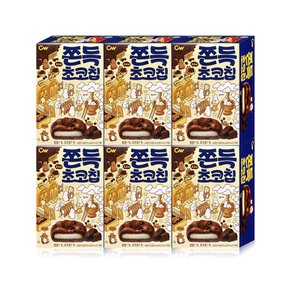 CW 청우 쫀득 초코칩 90g x 6통 쿠키
