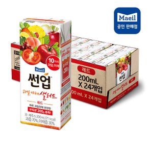 [매일유업]썬업 과일야채샐러드 레드 200ml 24팩