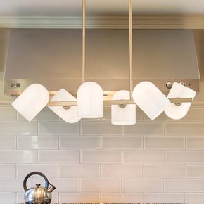 다프니 6등 LED 직부 펜던트 식탁조명 다이닝룸 카페