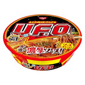 《케이스》 닛신 식품 닛신 야키소바 U.F.O. (128g)×12개 컵라면 야키소바 UFO 유포