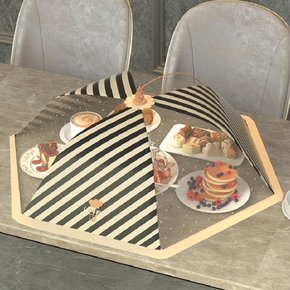 원터치 밥상보 밥상덮개 음식 테이블 커버 덮개