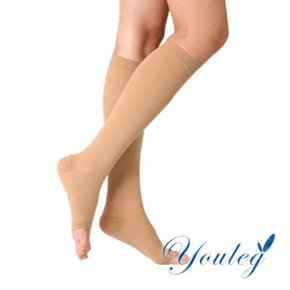 유레그 의료용 압박스타킹 1330 살색 무릎형 발트임 고강압 30 40mmHg