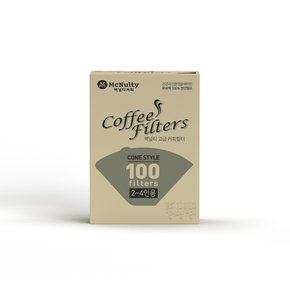 맥널티 핸드드립용 커피 여과지 100매(2~4인용)