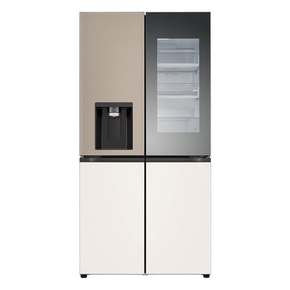 [LG전자공식인증점] LG 디오스 얼음정수기냉장고 오브제컬렉션 W824GCB472S (820L)(희망일)