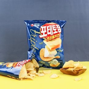 농심 포테토칩 트리플치즈맛 50g 1개 / 감자칩 스낵 간식