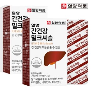 일양약품 간건강 밀크씨슬 60정 (2박스/4개월분)