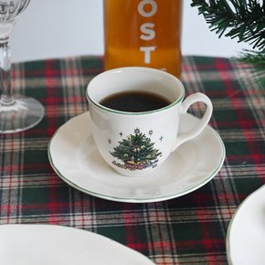 클레이탄 크리스마스 커피잔+잔받침 2P세트 SSG