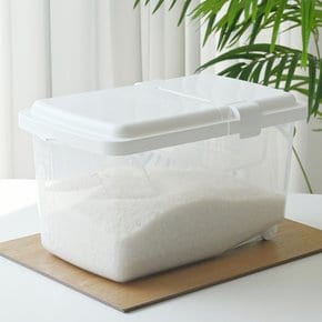 코메 화이트 쌀통 잡곡통 5kg + 계량컵세트 SSG