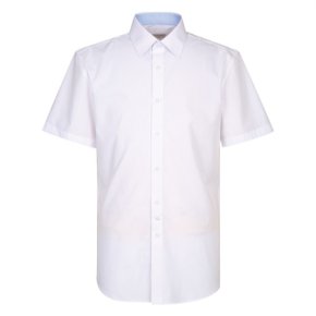 까망베르(CAMEMBERT) 구김방지 남성용 슬림핏 화이트 와이셔츠 반팔 W21SSTS0001