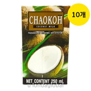 차오코 코코넛 밀크 우유 스무디 저용량 250ml 10개