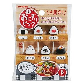 토루네 삼각김밥 픽 6p(소풍 도시락 꾸미기 포크)