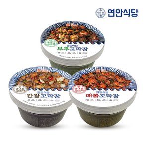 [T]연안식당 꼬막장 150g 6팩 (부추/매콤/간장)