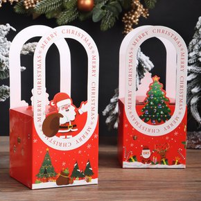크리스마스 선물 박스 포장지 쿠키 초콜릿 사탕 양말 케이스