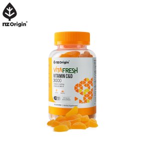 비타프레쉬 귤젤리 비타민C&D 3000(70구미/1일 3구미) X 1통