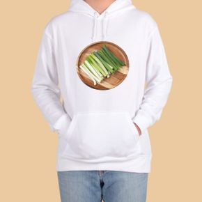 후드티 야채 당근 시금치 콩나물 쑥갓 화이트