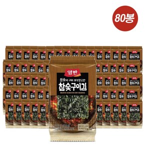 동원 양반김 고소한김 볶은참깨 참숯구이김 4g 80봉