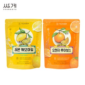쌍계 과일허브티 레몬캐모마일 15T +오렌지루이보스 15T (30T)