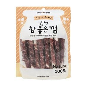 참좋은 우유 오리맛 껌 강아지 애견 스틱 간식 24p