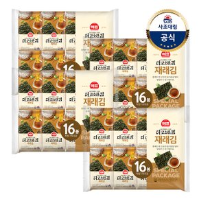 해표 더 고소한 재래김식탁김 16봉 x4팩
