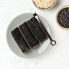 싸리재 구수한 현미떡 [흑임자 찰떡 240g] 국산 흑임자가루 쫄깃한 식사대용 건강떡