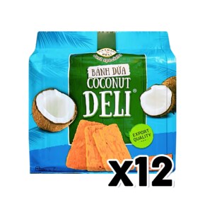 반두아 코코넛 델리 크래커 스낵과자 150g x 12개