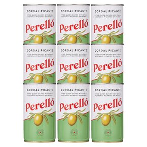 perello green olive 페렐로 굵은 씨없는 그린 올리브 350g 9캔