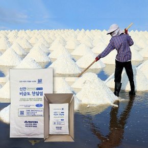 [신안천일염 2017년산] 굵은소금 20kg /비금농협/ 바코드이력제 라벨