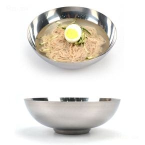원룸꾸미기 스텐 비빔밥 국수 냉면 그릇 냉면기 22.7x7.7cm 14호 주방아이템