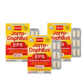 2+1 자로우포뮬라 프로바이오틱 50억 Jarro-Dophilus EPS 소화촉진 베지 캡슐 60정