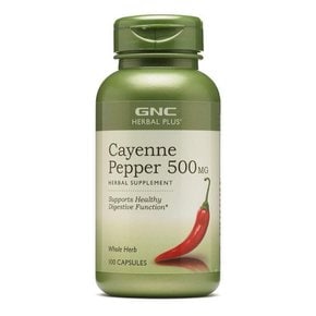 GNC Herbal Cayenne Pepper 500mg 카이옌 페퍼 100정