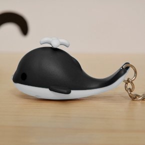 고래 손전등 열쇠고리 고래사운드 미니 가방