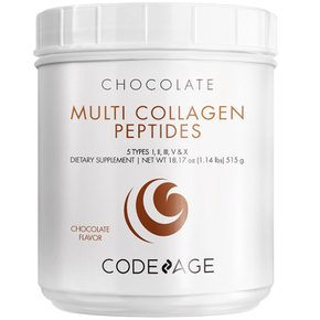 [해외직구] 3X 코드에이지 멀티 콜라겐 프로틴 파우더 초콜릿 하이드롤라이즈드 콜라겐