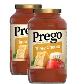 [해외직구] Prego 프레고 4가지 치즈 스파게티 파스타 소스 680g 2팩