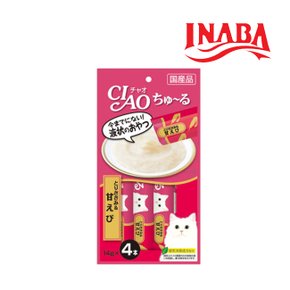 이나바 고양이간식 차오츄루 SC-142 닭가슴살과 새우 56G