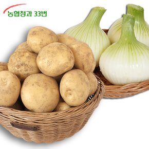 [농협청과33번] 감자 5kg(중) + 양파 4kg(소)