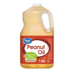 [해외직구]그레이트밸류 피넛 오일 땅콩오일 튀김 오일 3.7L Great Value Peanut Oil 128oz